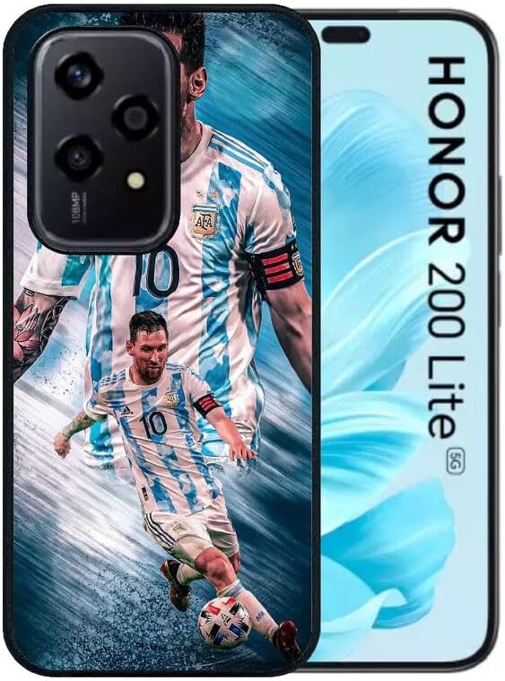 coque generic pour honor 200 lite lionel messi argentine silicone noir