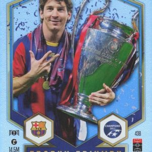 match attax 2024 2025 trophée lionel messi triumph carte à collectionner