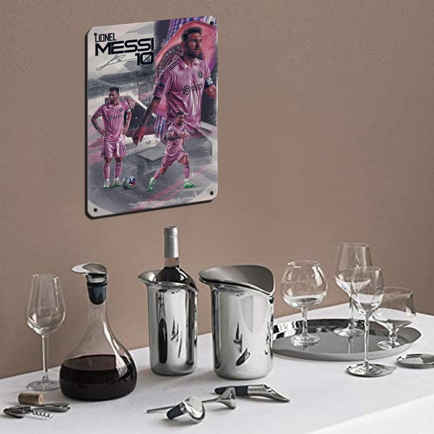 poster lionel messi 29 étoiles du sport décoration murale 20 x 30 cm