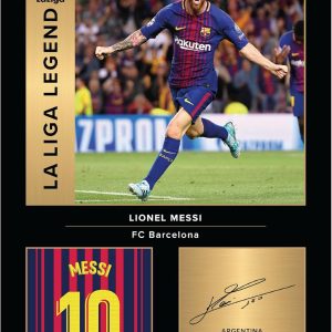 icons wall art lionel messi barcelona legends photo print format a4 cadeau pour les fans du barça reproduction numérique signé sans cadre