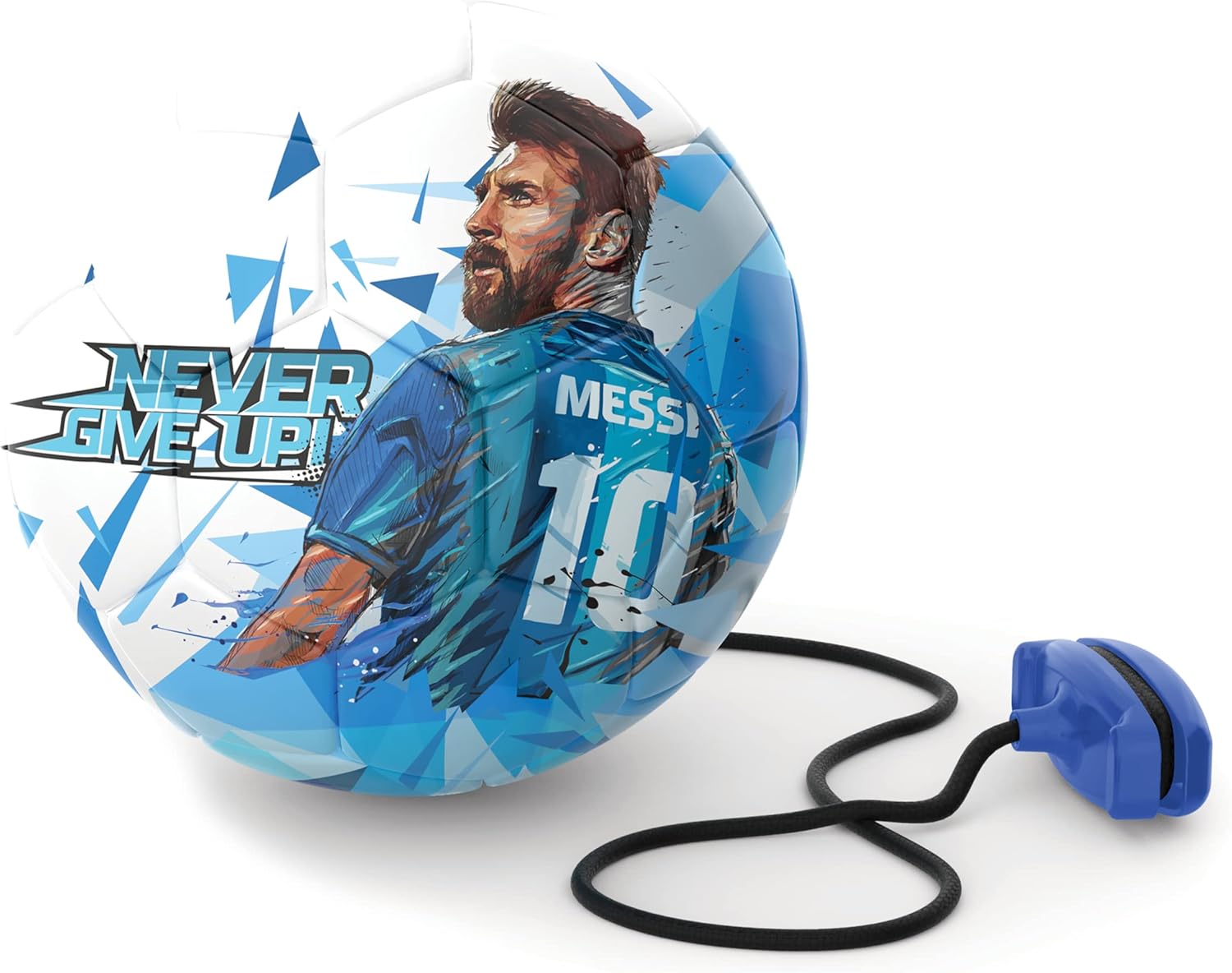 outside messi met40100 ballon d'entraînement messi soft touch taille 2 blanc/multicolore