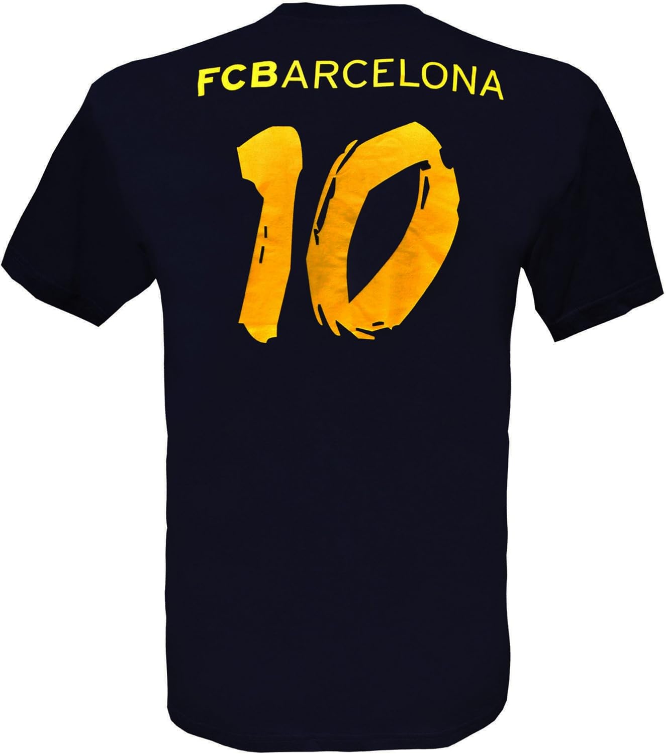 t shirt fc barcelone lionel messi n°10 barça collection officielle taille adulte homme