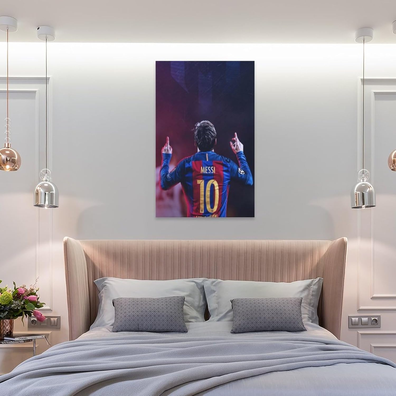 affiche de joueur de football argentin messi lionel (30), impression murale, peinture murale, décoration familiale, 30x45cm