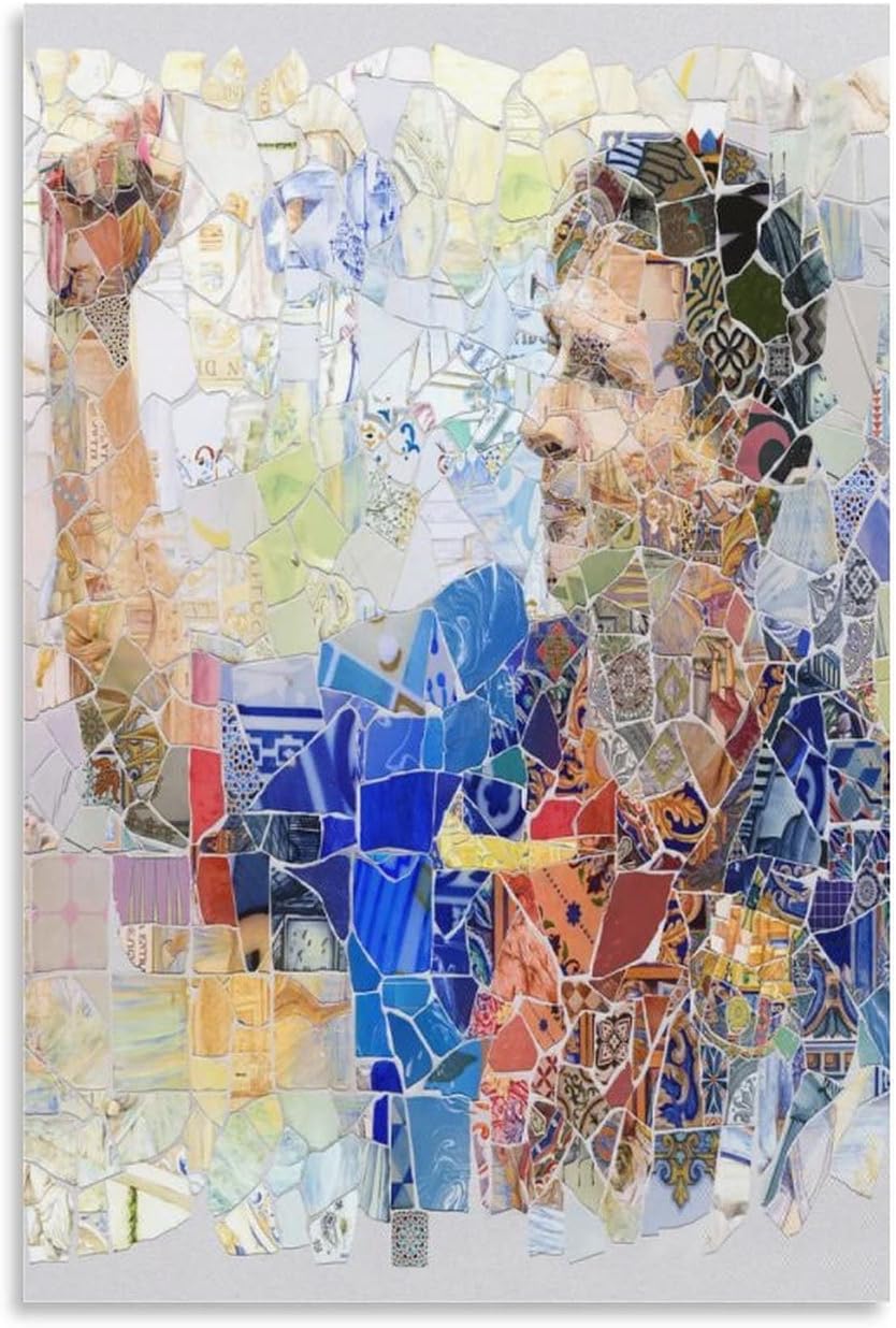 poster vintage leo messi soccer art (2) – impression sur toile – art mural rétro – peinture décorative pour maison, chambre, salon – 50 x 75 cm