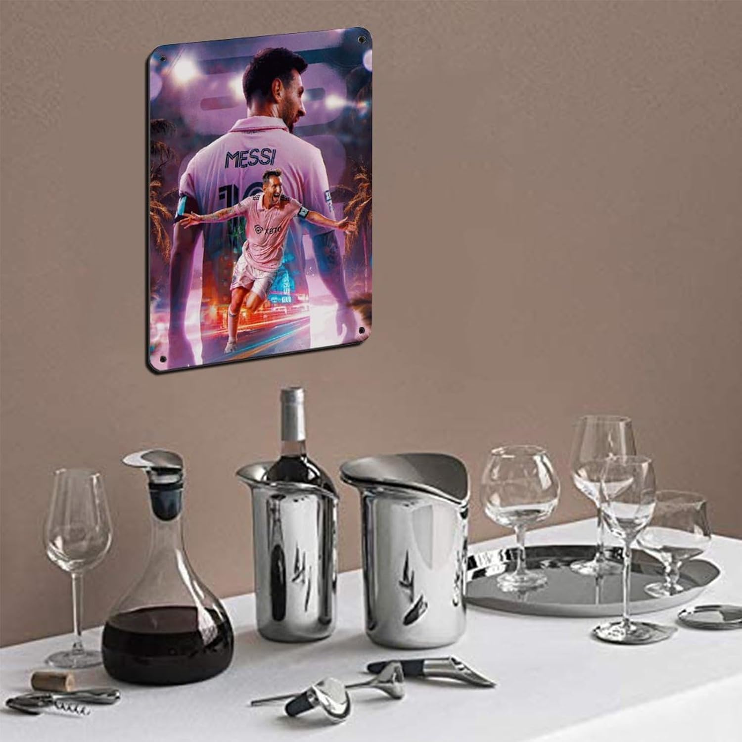 affiche lionel messi 48 décoration murale décoration murale 20 x 30 cm