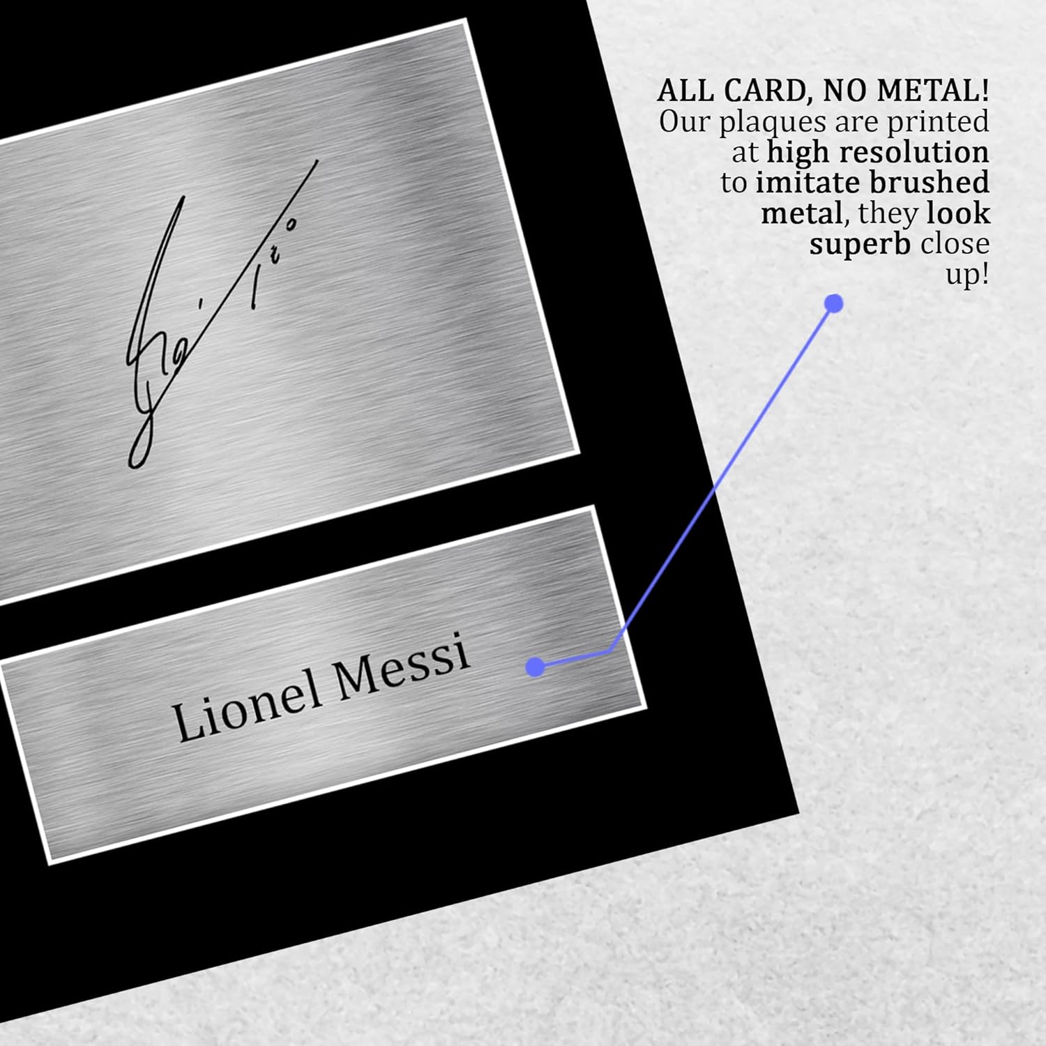 hwc trading a4 lionel messi inter miami photo autographe signée cadeaux pour les fans et supporters de football – a4