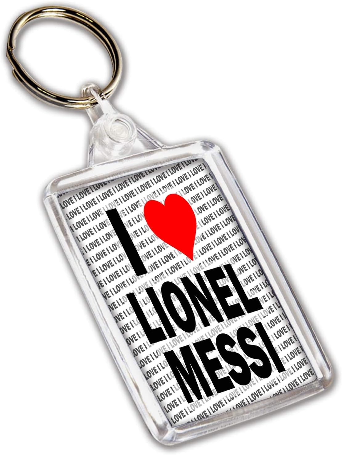 porte clés i love lionel messi – – cadeau d'anniversaire – cadeau de noël –
