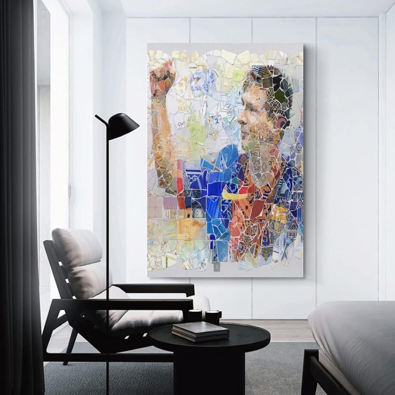poster vintage leo messi soccer art (2) – impression sur toile – art mural rétro – peinture décorative pour maison, chambre, salon – 50 x 75 cm