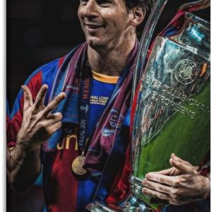 poster lionel messi impression sur toile impression sur toile 20 x 30 cm