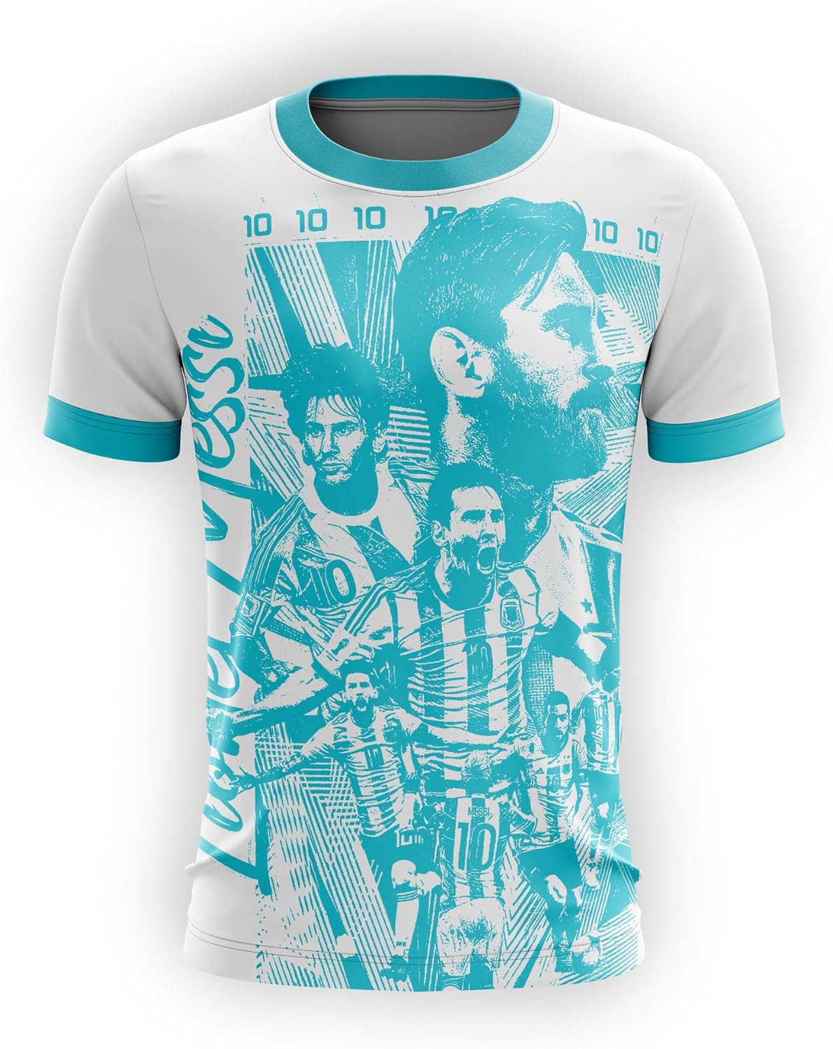 mundo avios messi memorial maillot lionel messi aux couleurs de l'argentine. en polyester, des designs épurés, uniques et originaux sur tous nos produits. nous sommes sportivo maglietta cam0095.