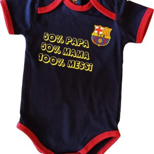 body garçon fc barcelone barça lionel messi collection officielle taille 24 mois