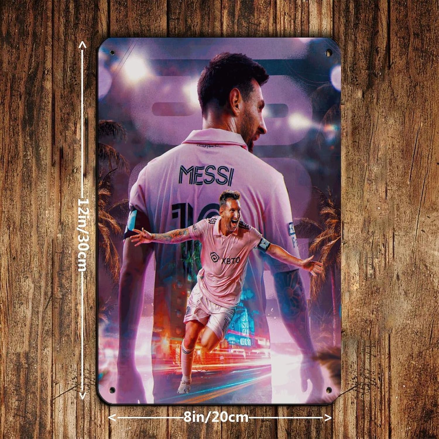 affiche lionel messi 48 décoration murale décoration murale 20 x 30 cm