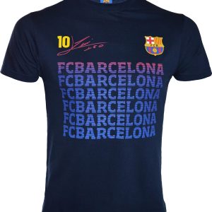 t shirt fc barcelone lionel messi n°10 barça collection officielle taille enfant garçon