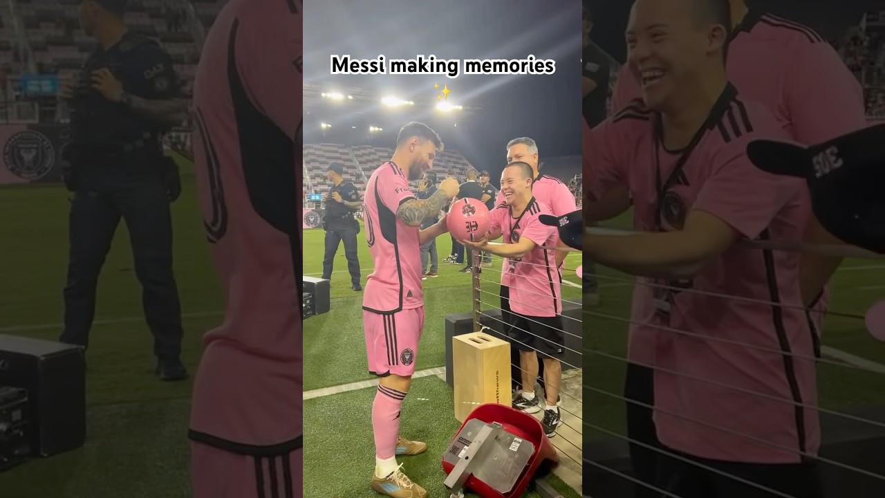 C'est ce que fait Messi ♥️