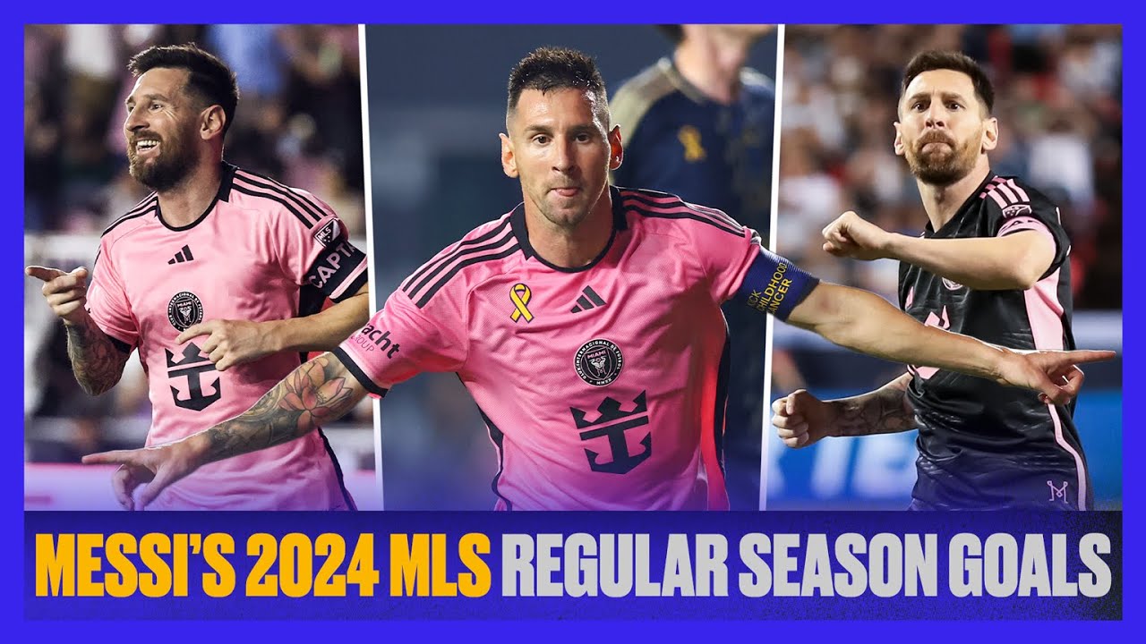 Chaque but marqué par Lionel Messi lors de la saison régulière de la MLS 2024 ð