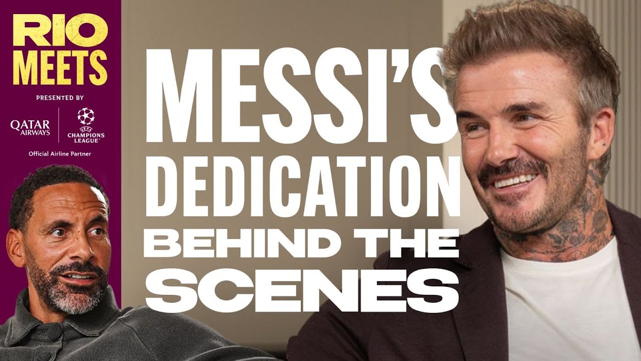 Exclusivité Beckham : le dévouement de Lionel Messi dans les coulisses | Football, Ferguson et mode