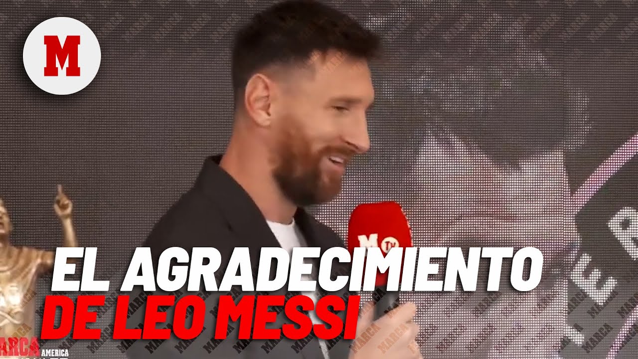La gratitude de Leo Messi, 