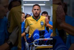 La jambe de Neymar est cassée ~ðð± #shorts #leomessi #shortvideo #messi #facts