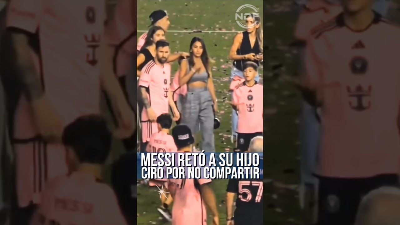 Leo Messi a dû défier son fils Ciro pour ne pas avoir partagé le ballon avec Thiago ð±