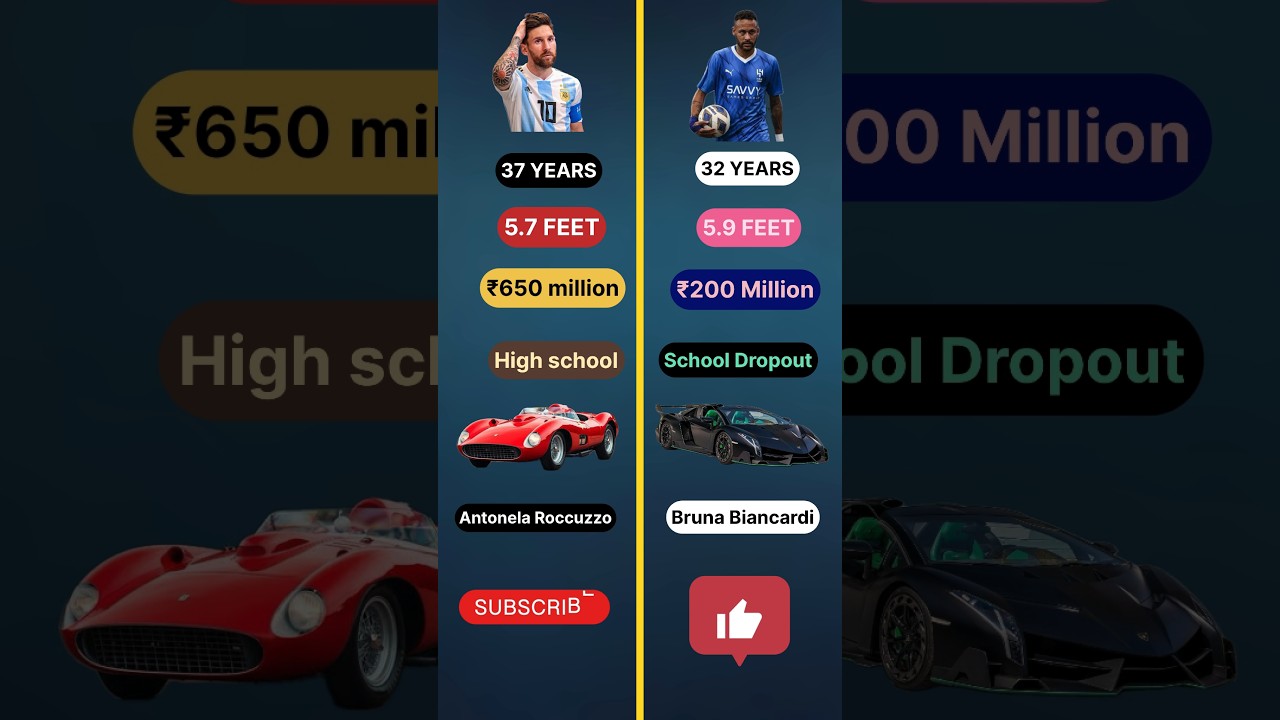 ⚽ð¥Lionel Messi contre Neymar Jrð¥ð¥#shortsfeed #shorts #youtubeshorts #trending #messi #naymar #viralshort