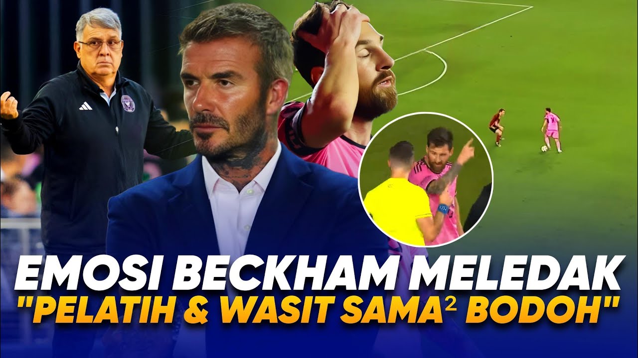 Merde par Beckham !! Tata Martino n'a pas pu optimiser Leo Messi lors du match contre Atlanta United