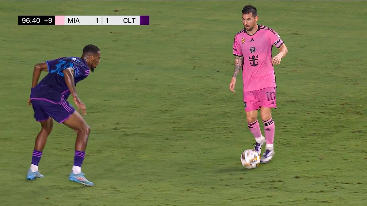 Messi contre Charlotte | BUT FOLLE