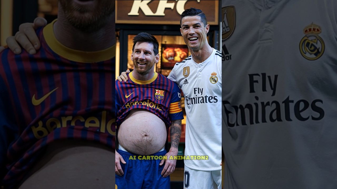 Messi et Ronaldo au KFC ð