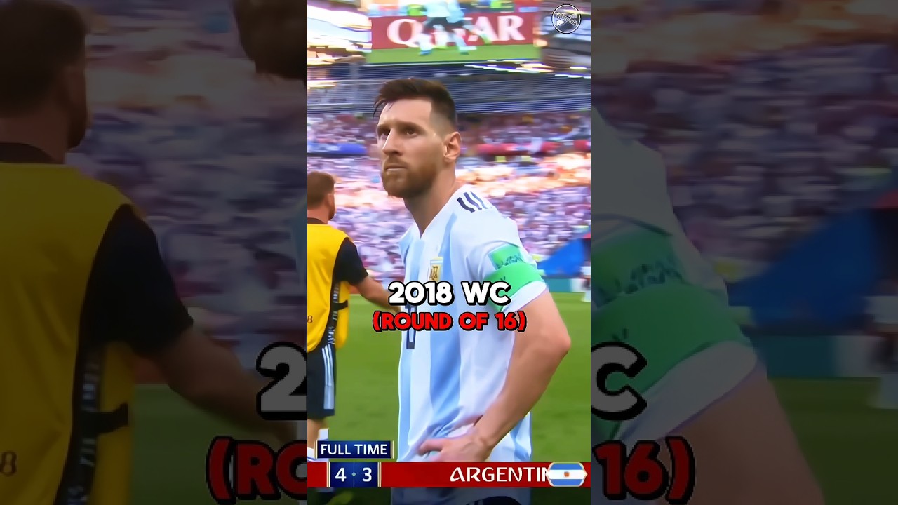 Parcours de Leo Messi avec l'Argentine ð❤️ #shorts