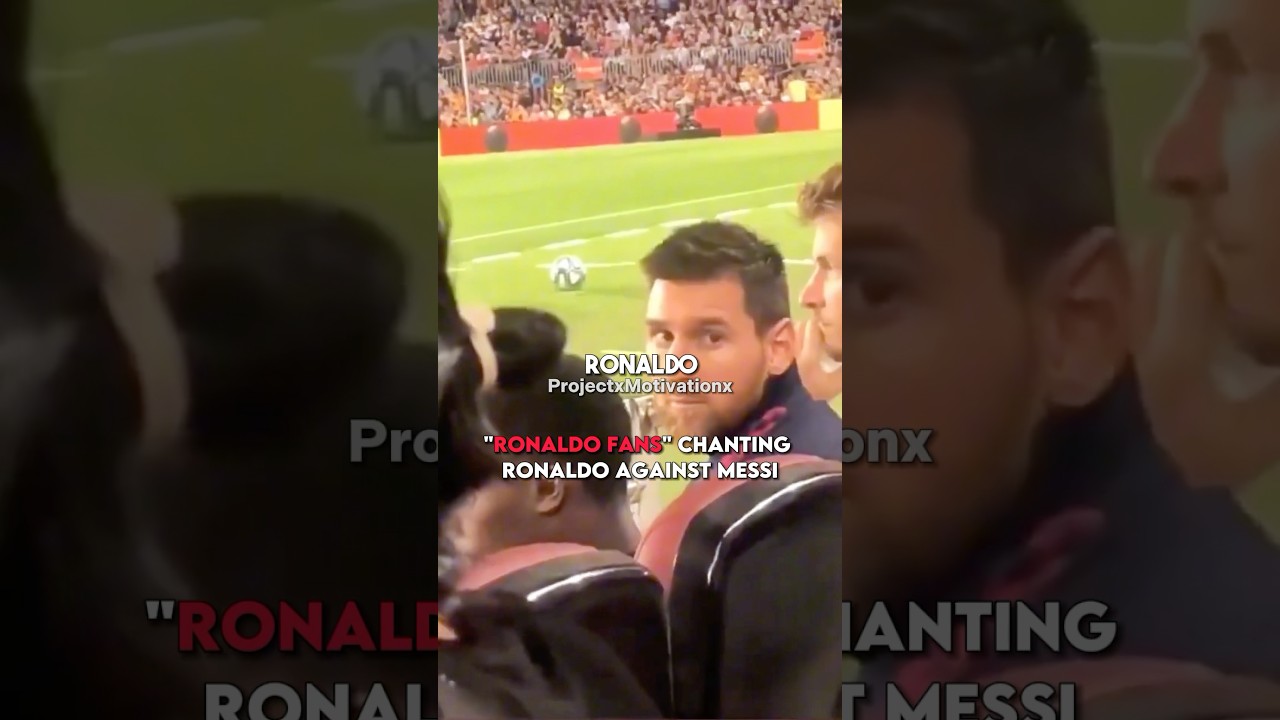 Ronaldo et Messi ont un immense respect l'un pour l'autre ! #shorts