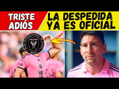 ⛔IL PART !⛔ LIONEL MESSI fait ses adieux à l'un des CRACKS DE DAVID BECKHAM à INTER MIAMI d'INTER MIAMI ð¥
