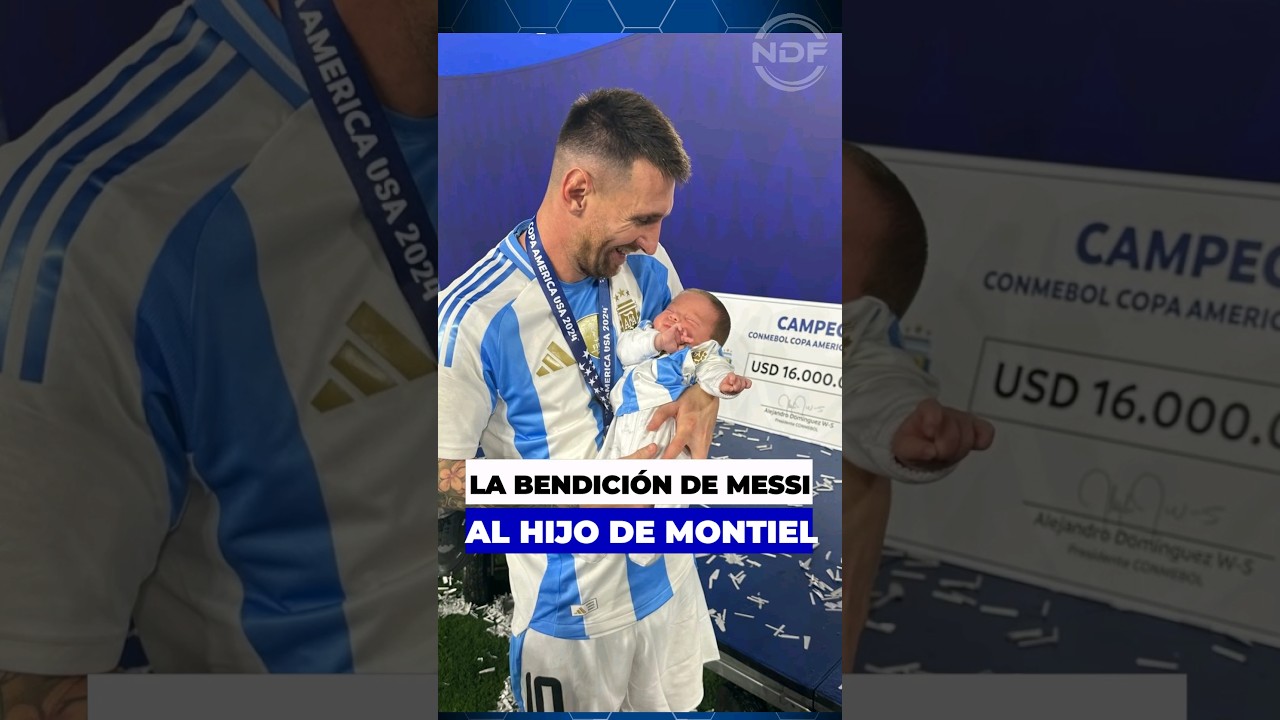 La bénédiction de Leo Messi au petit fils de Gonzalo Montiel qui n'a qu'un mois ðð