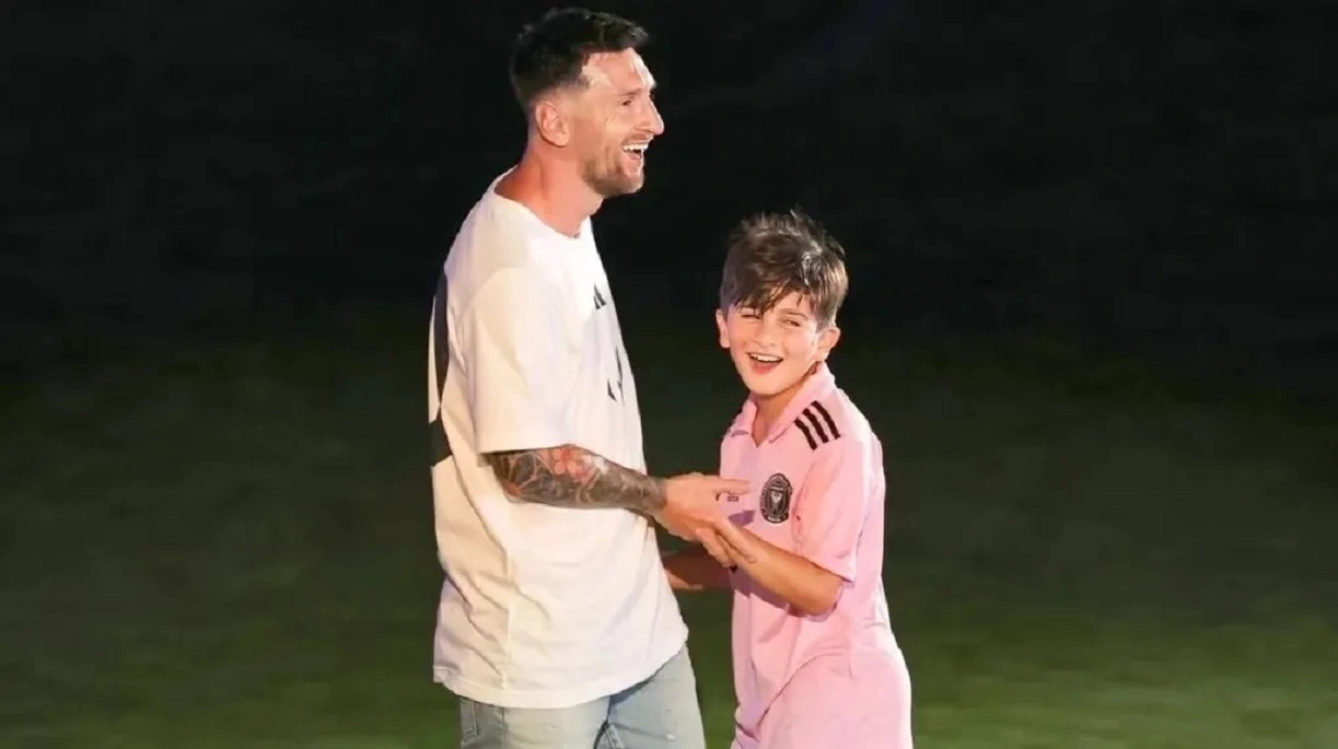 lionel messi son fils thiago lui fait un sale coup voici sa reaction.webp