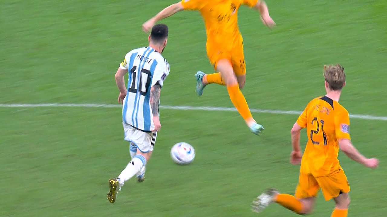 Lionel Messi vs Pays-Bas (Coupe du Monde 2022) Commentaire en anglais - HD 1080i