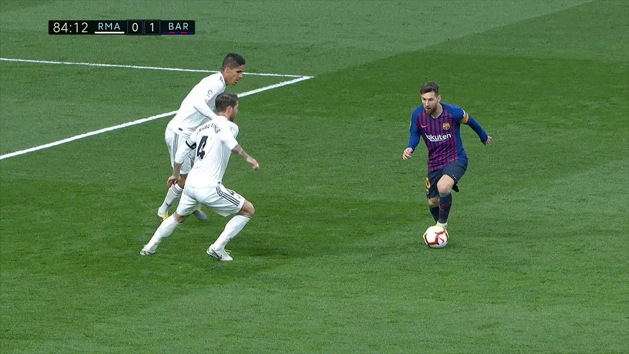 Lionel Messi vs Real Madrid - 2018/19 Extérieur 1080i Commentaire en anglais