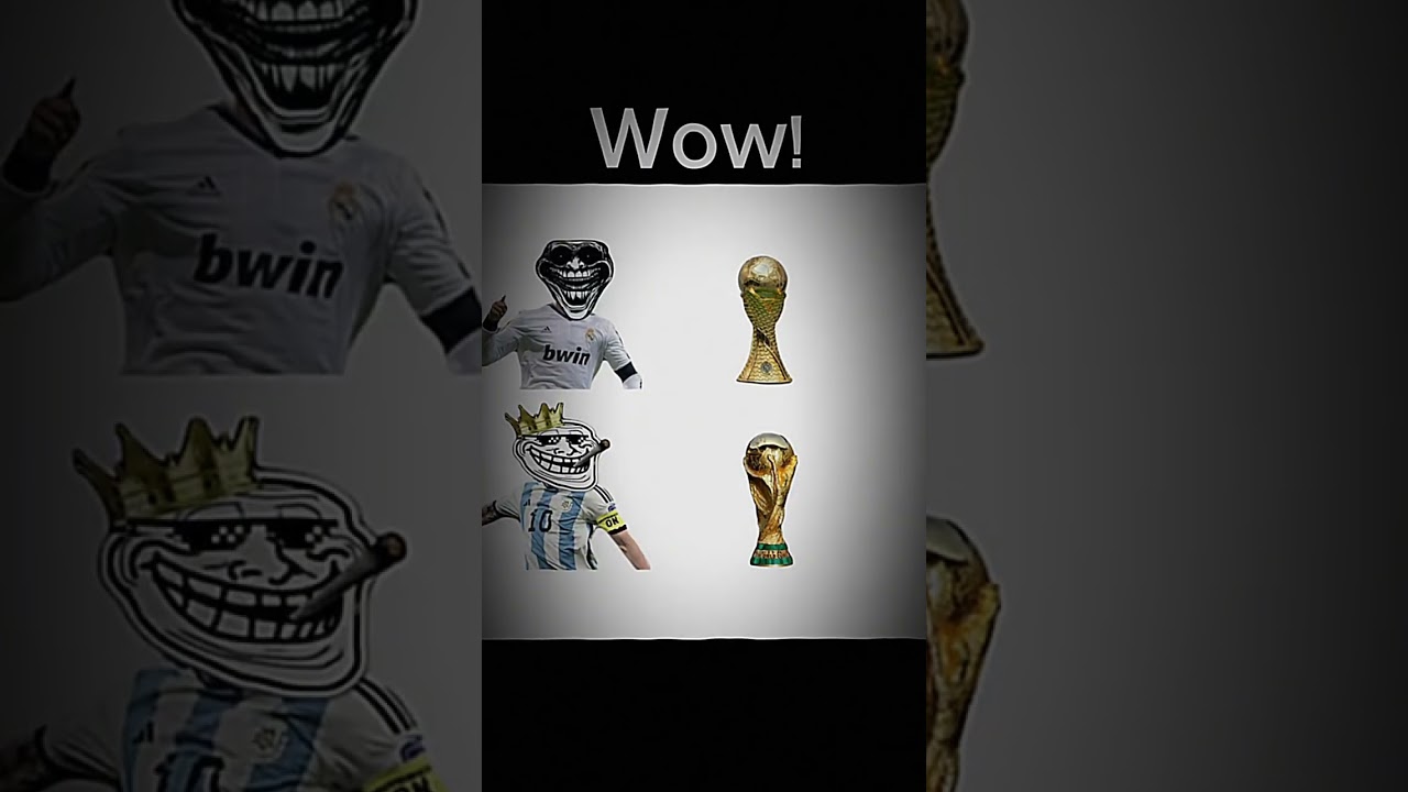 Ronaldo ðµð¹ vs Messi ð¦ð· in the trophies ððð¥ #shorts #messi #ronaldo