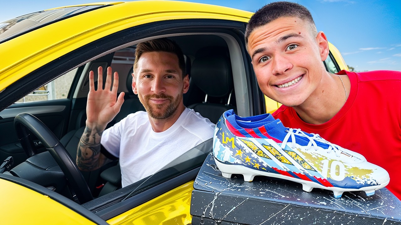 J'ai créé des chaussures de football pour Messi