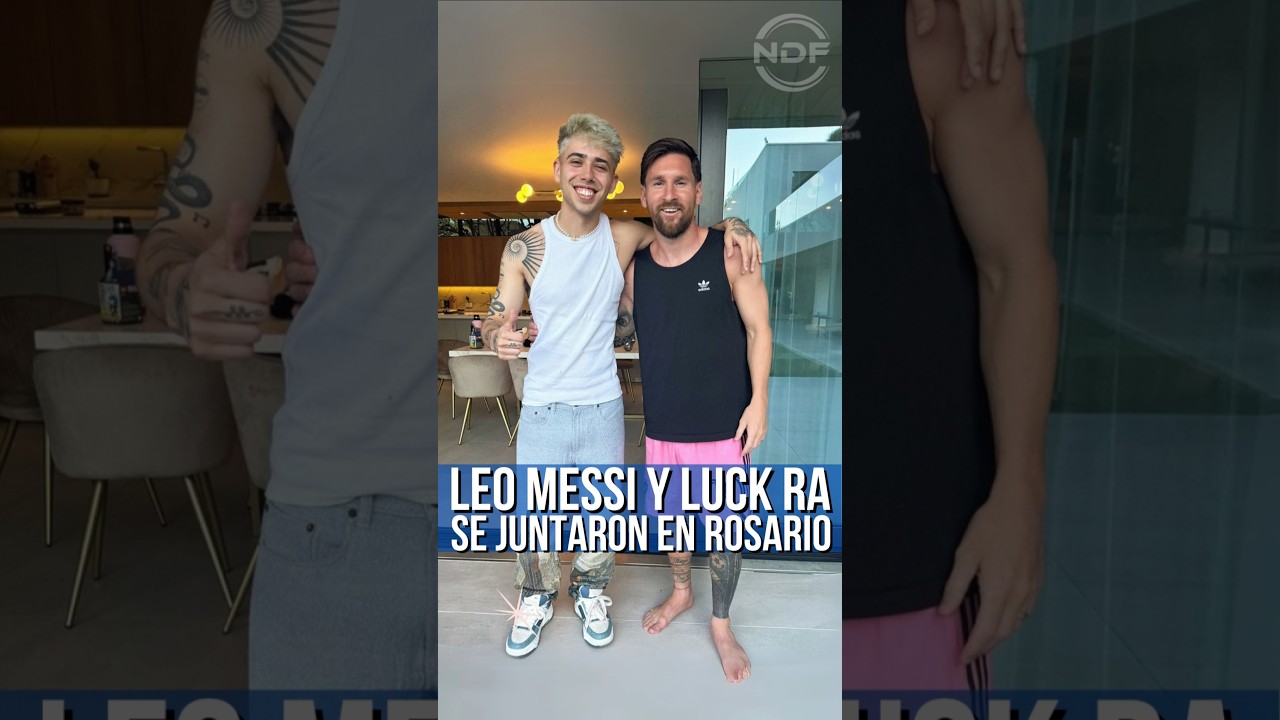 Leo Messi a reçu Luck Ra chez lui à Rosario ð