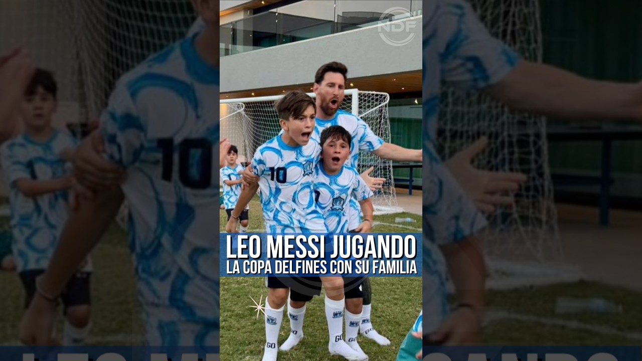 Leo Messi est devenu champion de la Dolphin Cup avec sa famille ð