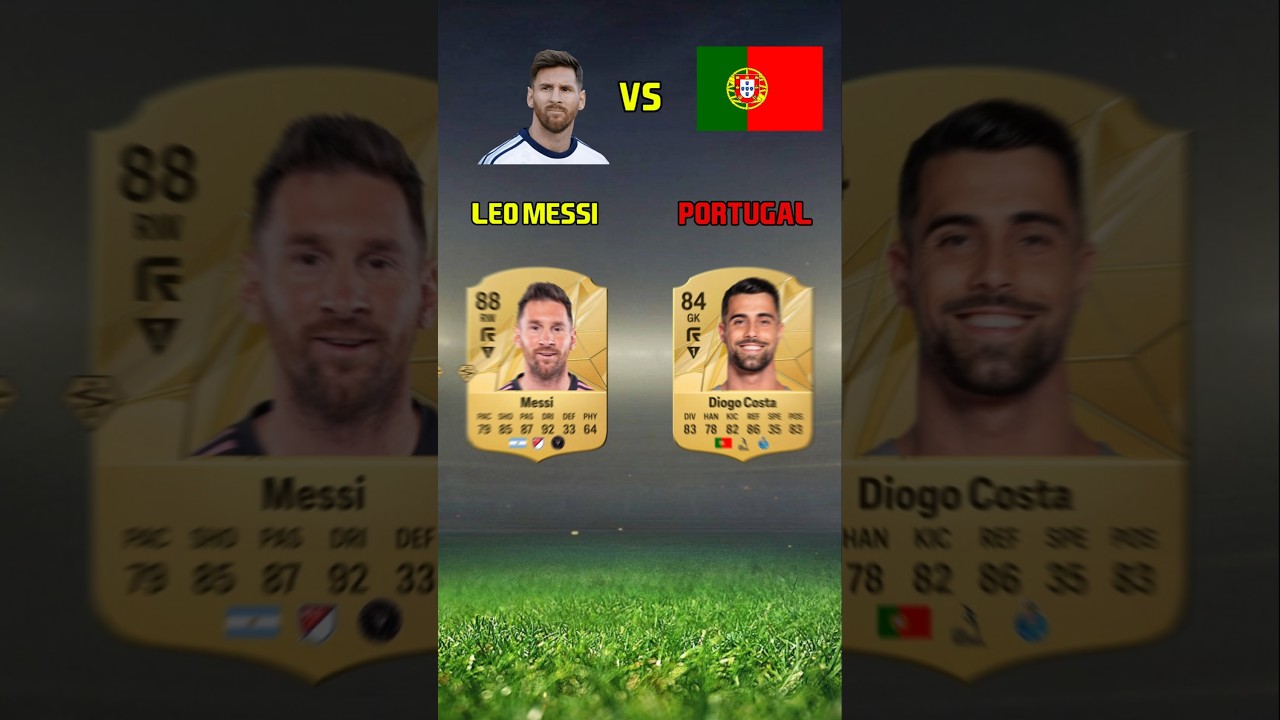 Leo Messi vs Portugal #fifa #fc25 #messi #cristianoronaldo