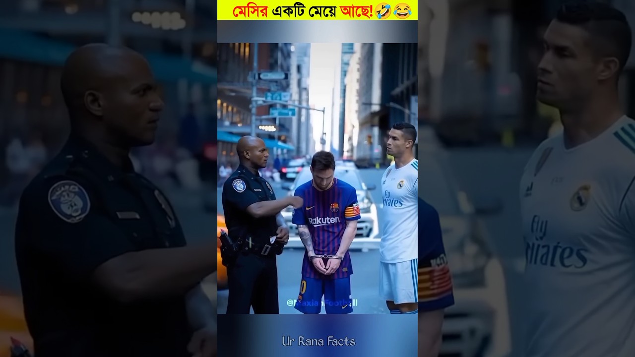 ð¥ Messi a une fille ð¤£ð. Ur Cristiano. Leo Messi. Ronaldo. CR7 #Shorts #Ronaldo #football