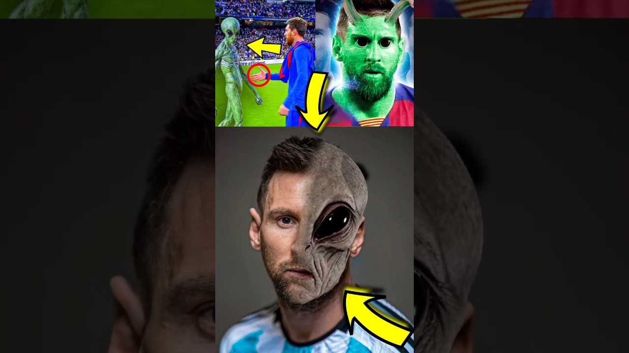 PREUVE QUE MESSI EST UN ALIEN #shorts