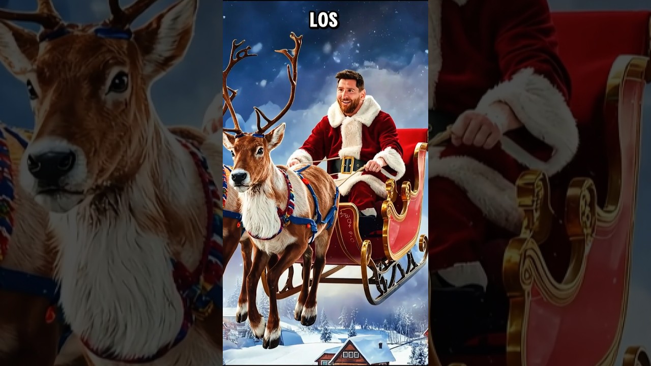 ¡Messi REPARTE los regalos de Navidad ððð»!-Ronaldo es ENGAÑADO ð±.