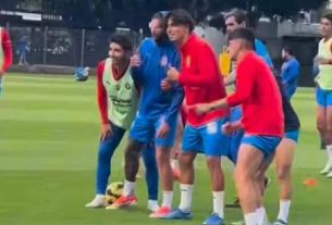 chivas entreno con leo messi previo su juego de jornada 9.jpg