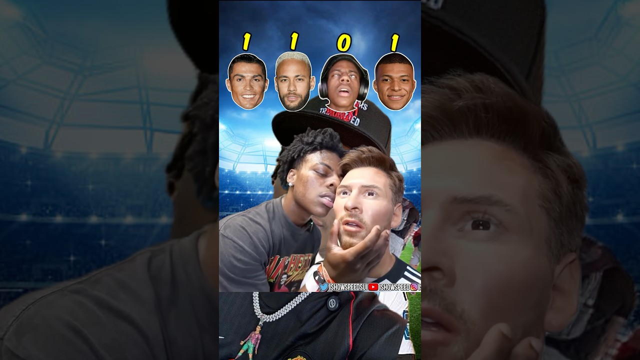 Ishowspeed a embrassé Lionel Messi ð❤️