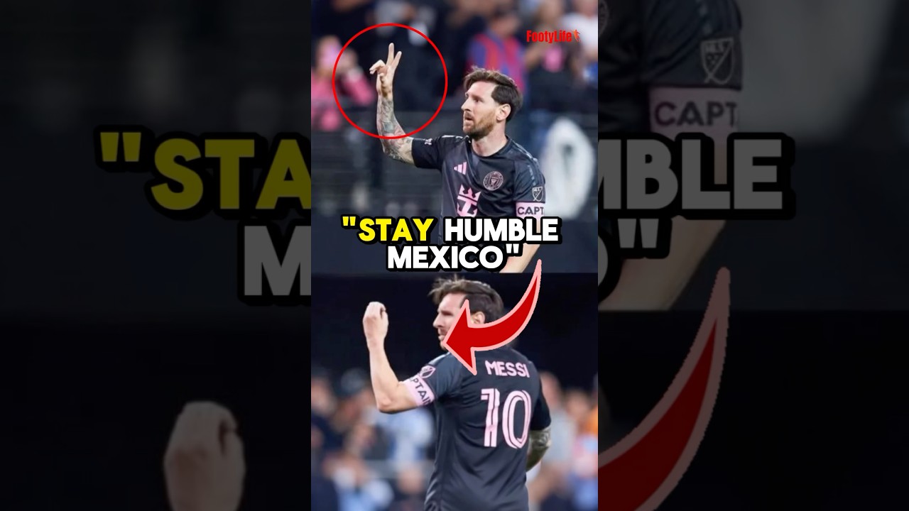 Je ne peux pas croire ce que Messi a dit aux fans de Club Americas #football
