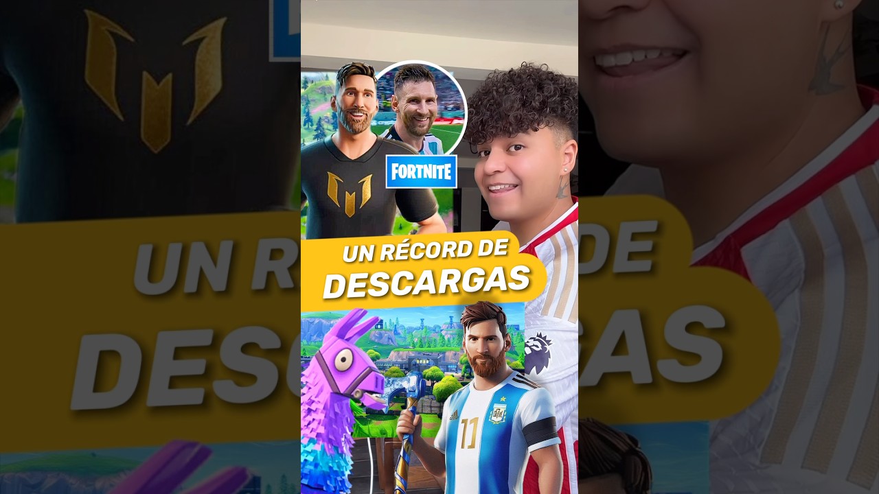ð® La peau de Messi à Fortnite bat des disques! ð #joshjuanic #futbol #shorts #messi