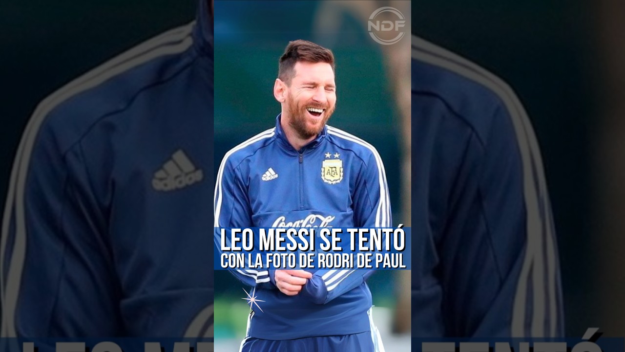 Leo Messi a été tenté avec le look de Rodrigo de Paul et lui a laissé un commentaire ð