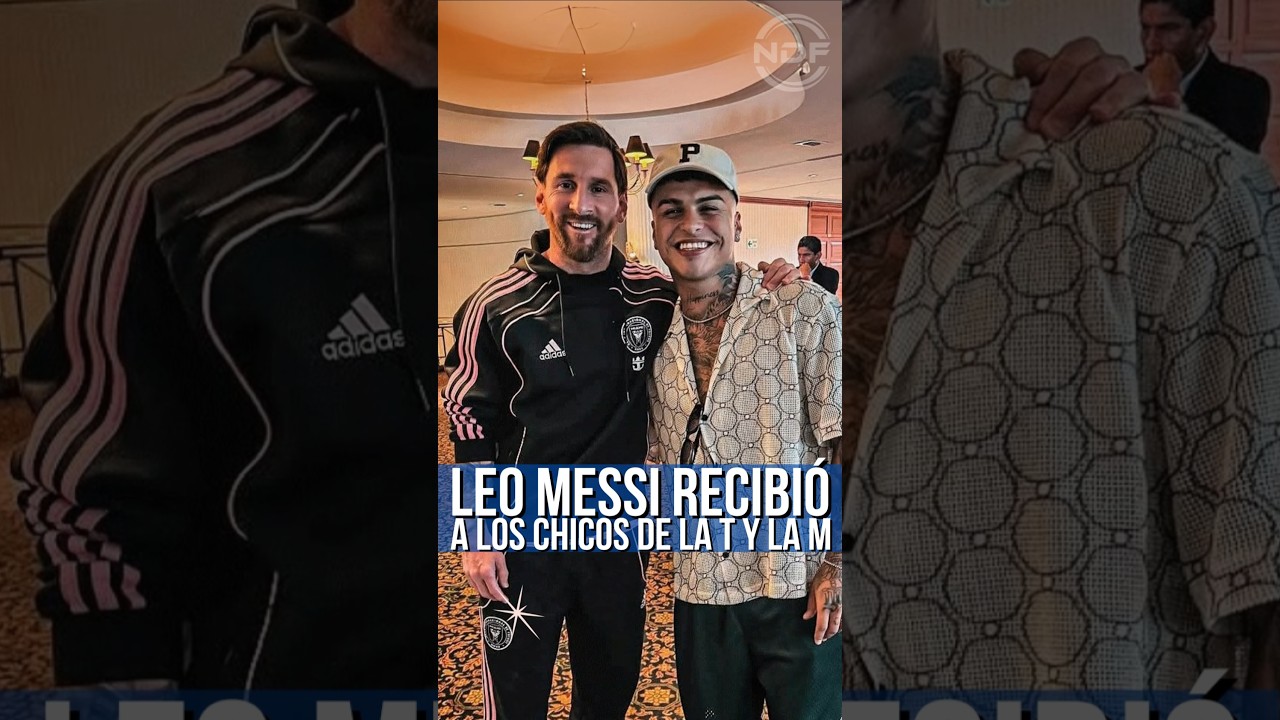 Leo Messi a reçu les garçons de T et M The Cumbia -Time Band ð± ð±