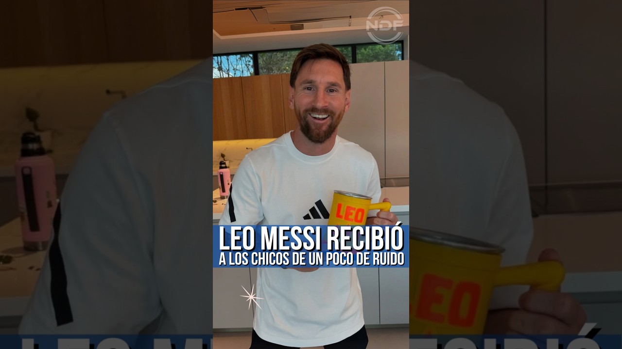 Leo Messi a reçu les garçons d'un peu de bruit à la maison ð±