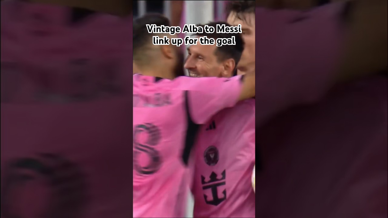 Leo Messi marque le 12e but de la saison avec Jordi Alba Assist